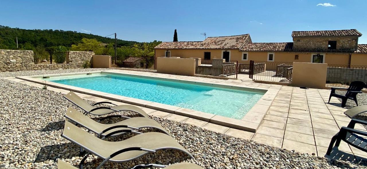 Mas Des Terres Rouges Villa Vezenobres ภายนอก รูปภาพ