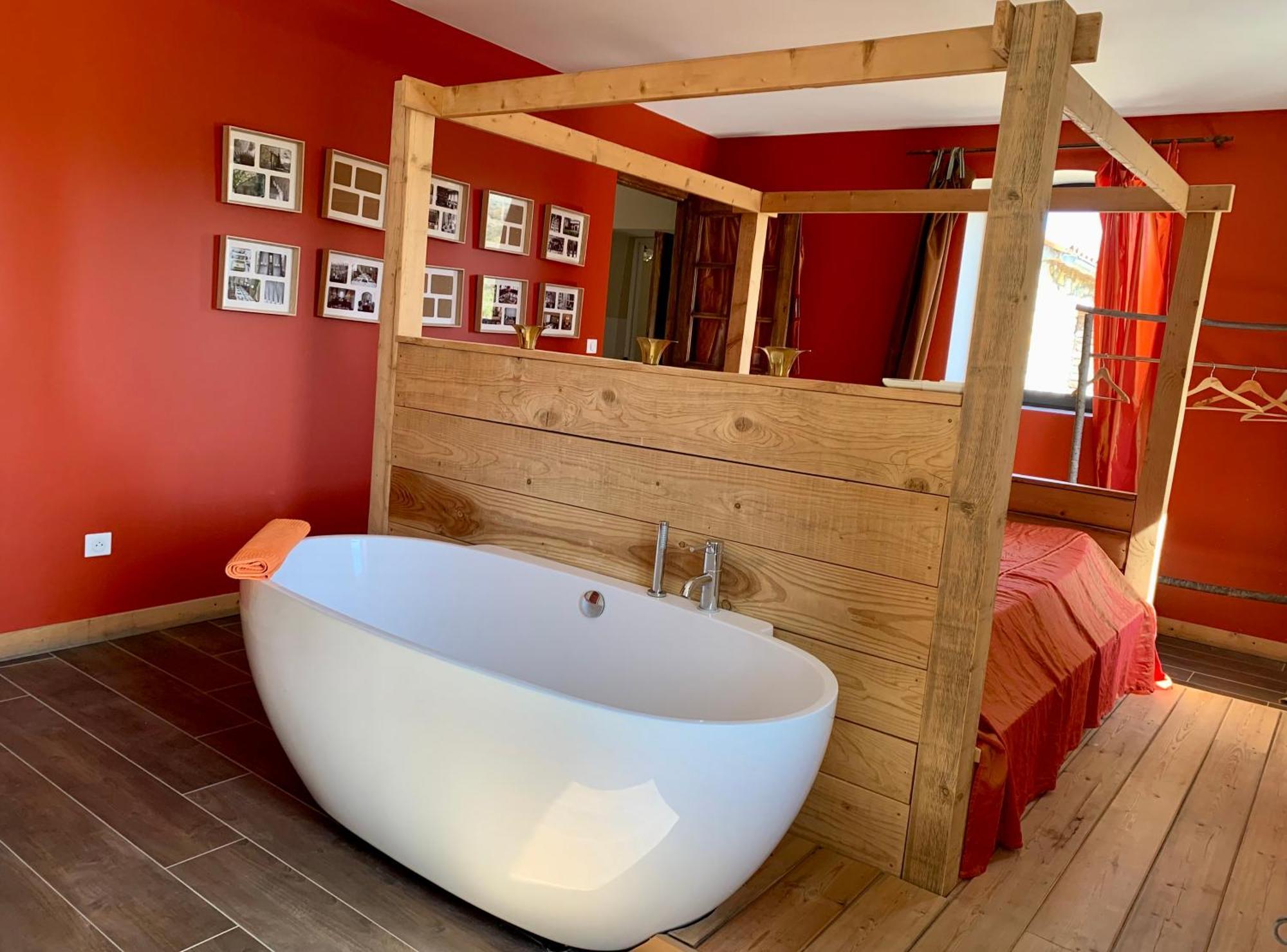 Mas Des Terres Rouges Villa Vezenobres ภายนอก รูปภาพ