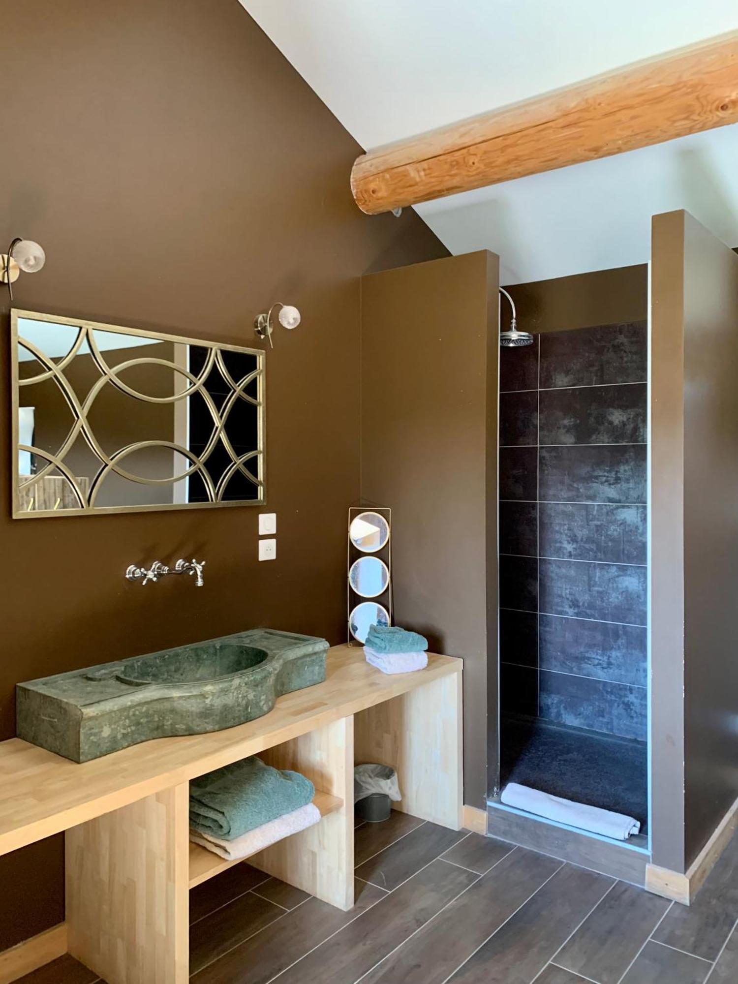 Mas Des Terres Rouges Villa Vezenobres ภายนอก รูปภาพ