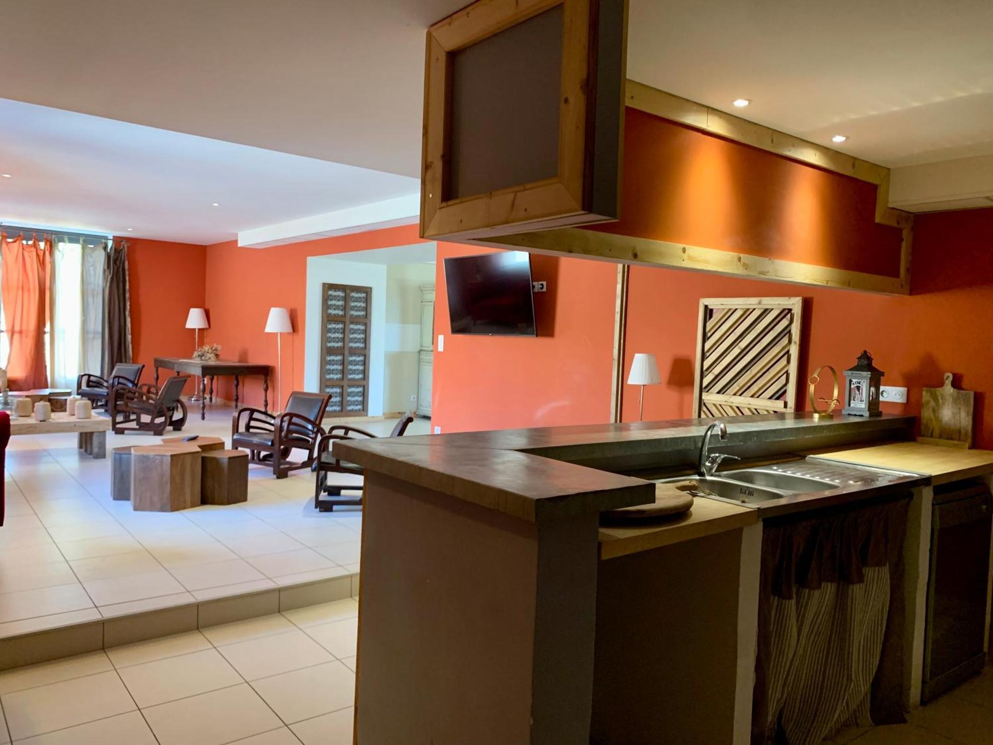 Mas Des Terres Rouges Villa Vezenobres ภายนอก รูปภาพ